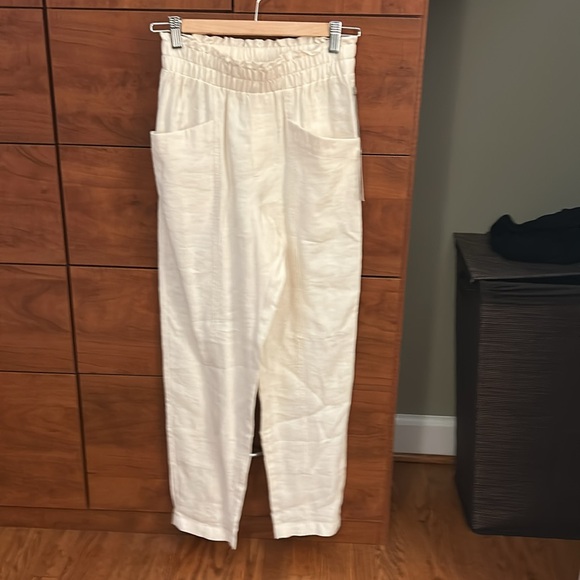 TARGET Linen Ankle Length Tapered Pants Size S - Picture 1 of 8